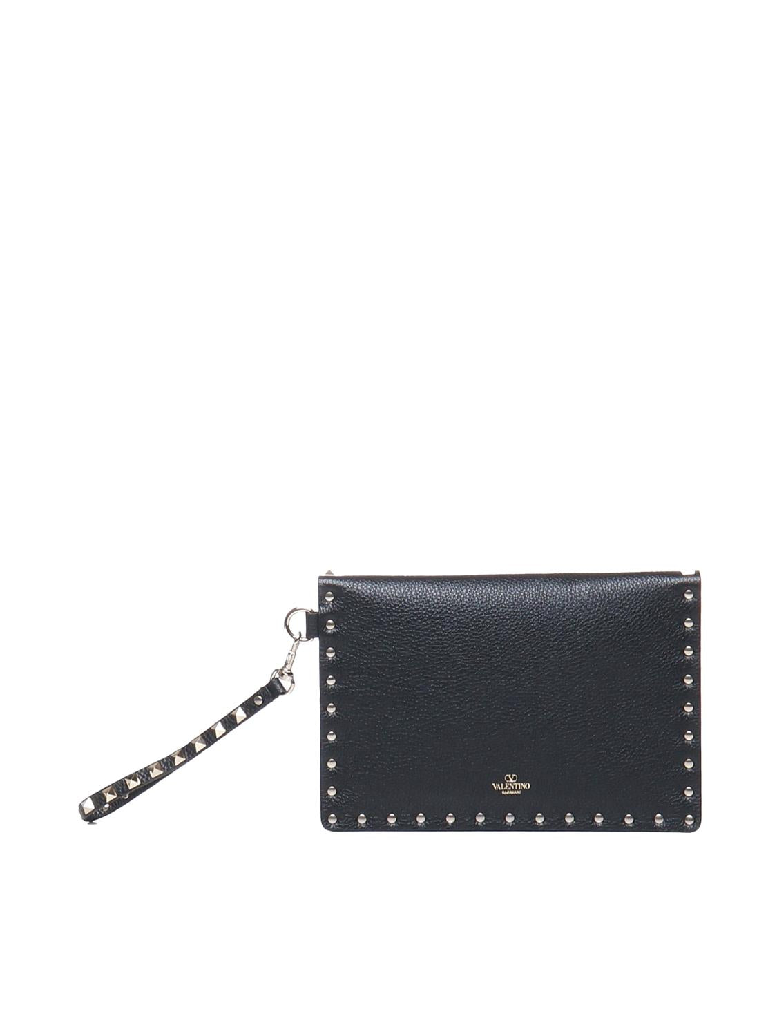 Pouch Rockstud in vitello granato 8W2P0P87 VSH0NO VALENTINO GARAVANI 
