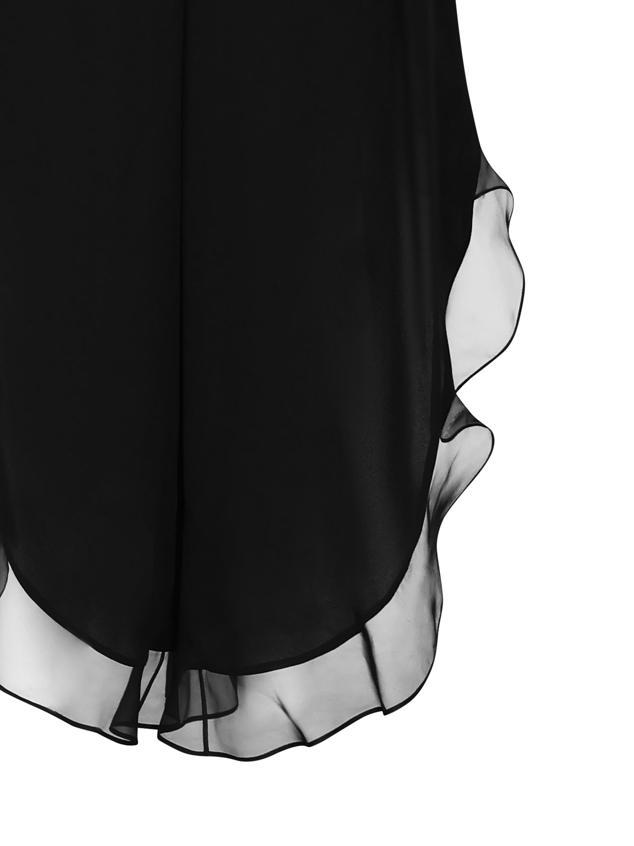 Pantaloni Balloon in Georgette 6B0RB6E0 1MH0NO VALENTINO GARAVANI 