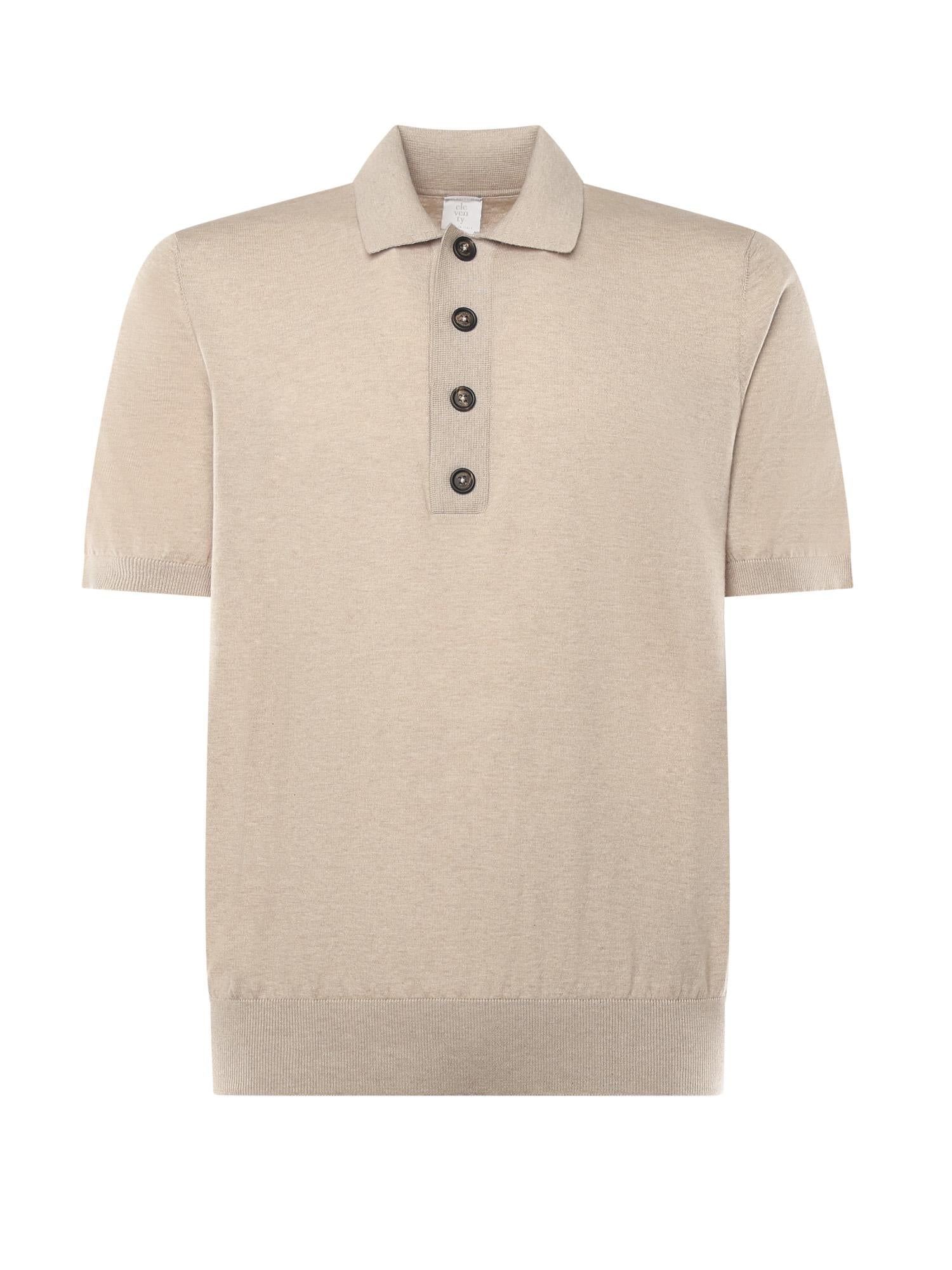 Polo in cotone e cashmere L76POLL10MAG0K007 02 ELEVENTY 