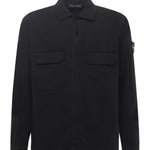 Overshirt in cotone con logo K2S151200009 S0211V0029 STONE ISLAND 
