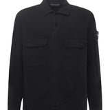 Overshirt in cotone con logo K2S151200009 S0211V0029 STONE ISLAND 