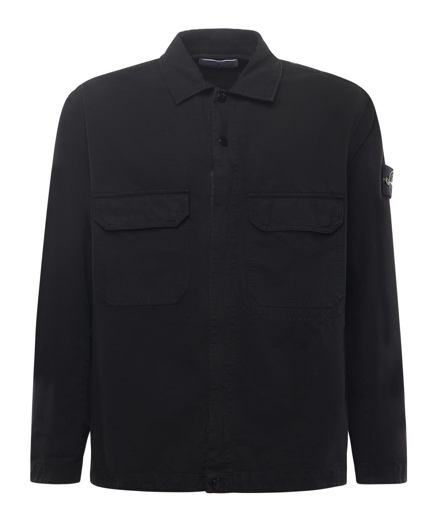 Overshirt in cotone con logo K2S151200009 S0211V0029 STONE ISLAND 