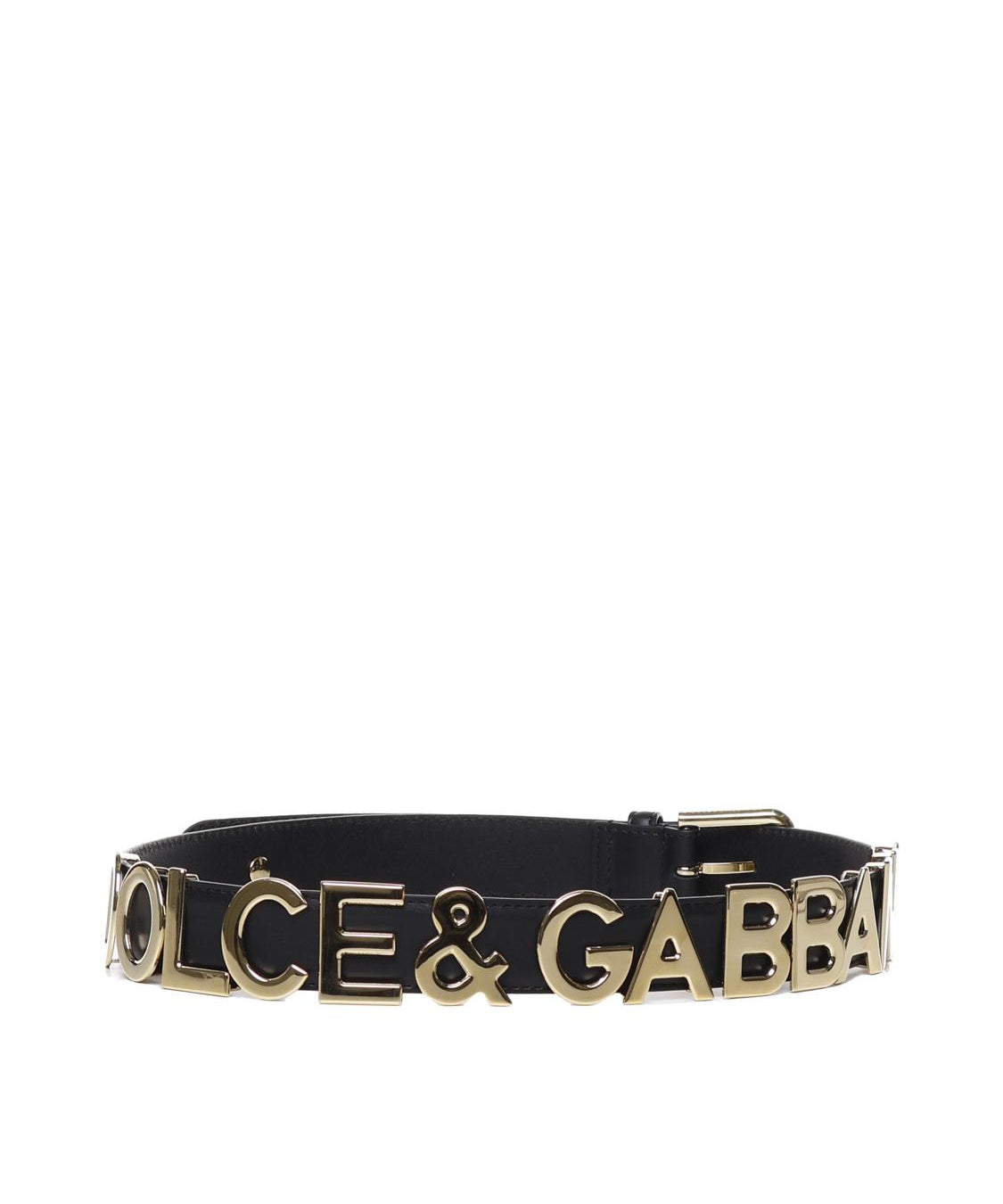 Cintura in pelle di vitello con lettering BE1521 AM6818S070 DOLCE & GABBANA 