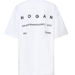 T-shirt con logo KQUB3492020WNR B001 HOGAN 