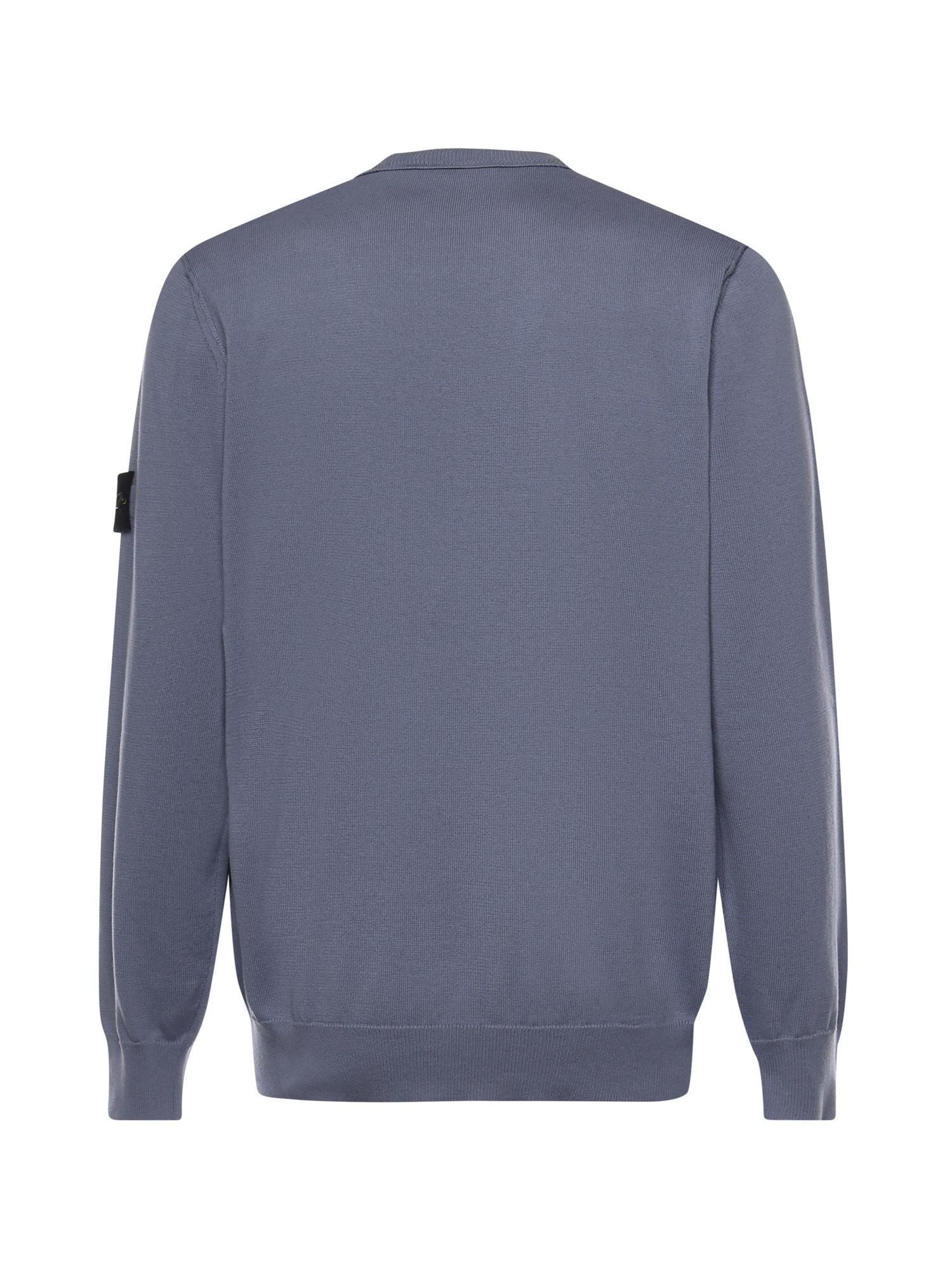 Maglione in cotone con logo L1S155100053 S00B2V0024 STONE ISLAND 