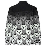 Camicia con monogramma sfumato MPF25JK37401  CASABLANCA 