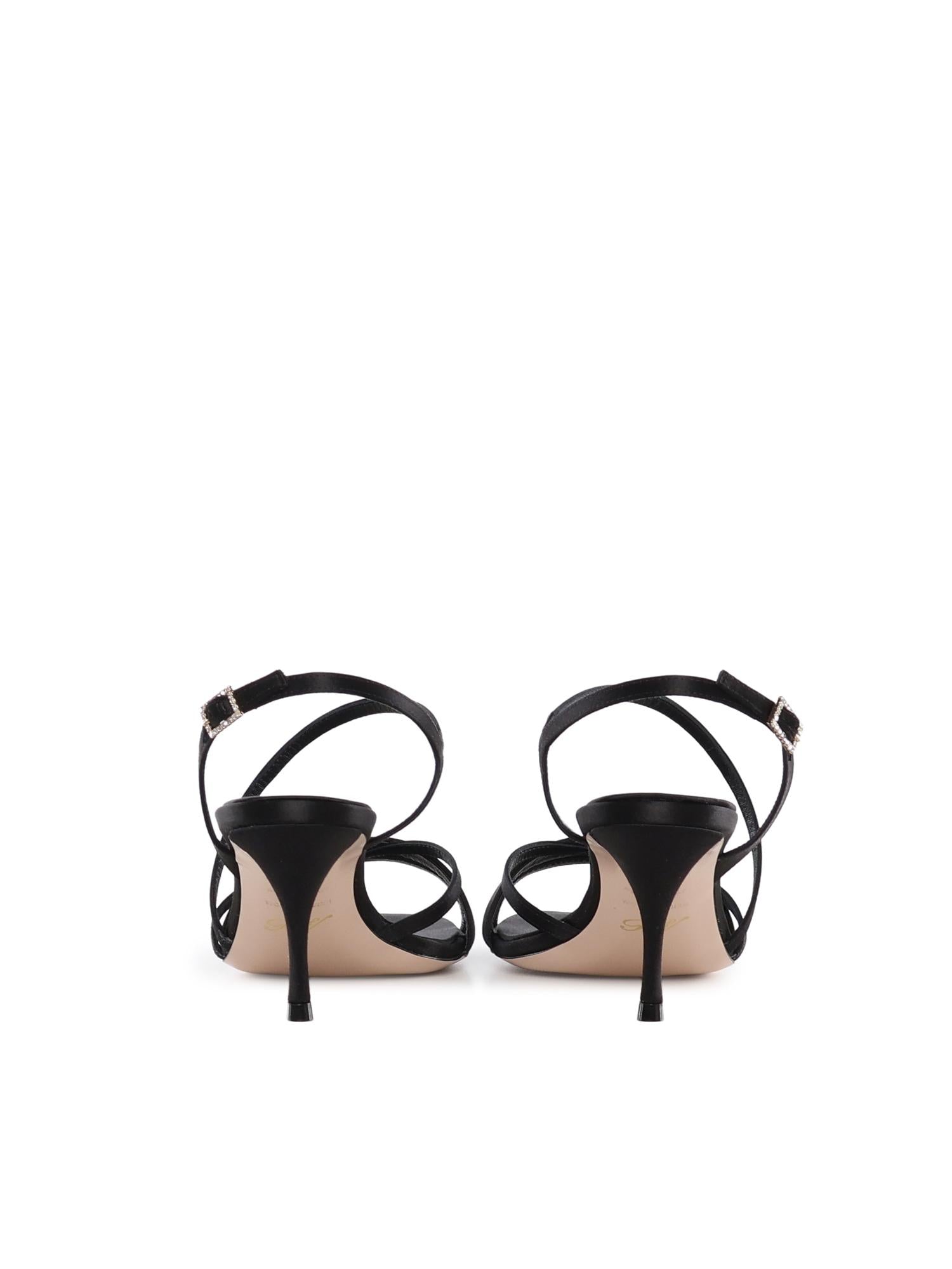 Sandali Efflorescence in raso RVW80844460RS0 B999 ROGER VIVIER 