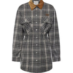 Abito corto in flanella MF6159 1807F0480 MIU MIU 