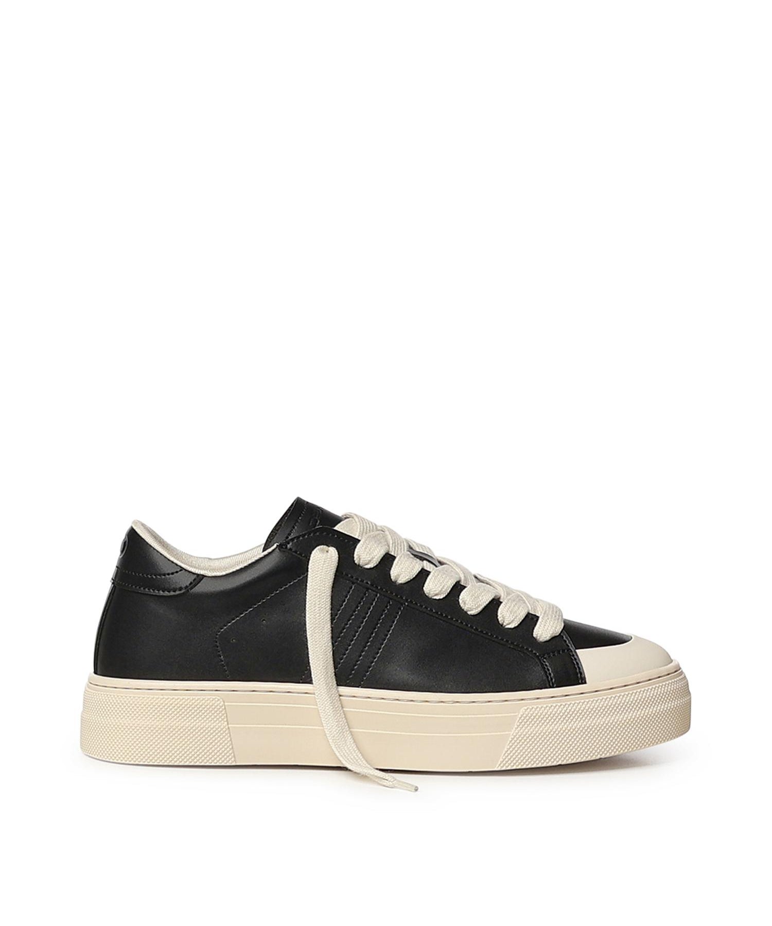 Sneakers 581 in pelle 581 NERO/BEIGE DEMNA 