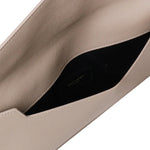 Pochette Uptown in pelle goffrata grain de poudre<BR/> 565739 1GF0J2721 SAINT LAURENT 