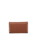 Portafoglio Rockstud in pelle con catena 7W2P0AR6 VSHHG5 VALENTINO GARAVANI 
