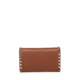 Portafoglio Rockstud in pelle con catena 7W2P0AR6 VSHHG5 VALENTINO GARAVANI 