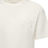 T-shirt in cotone con ricamo Pegaso MRMA0007 AR233W0800 ETRO 