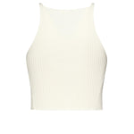 Top in maglia a coste 325MT0450FI0001 0001 COURREGES 