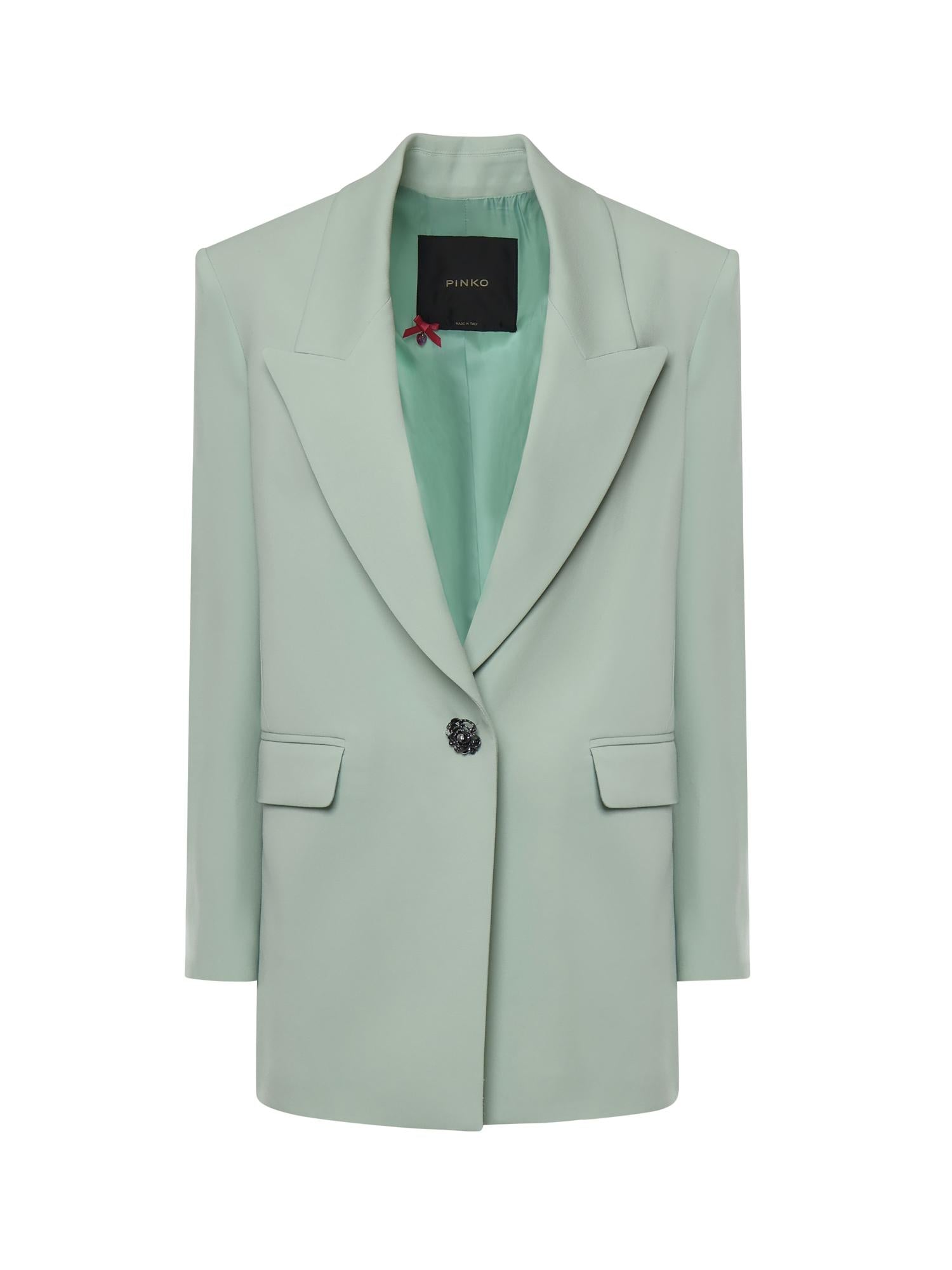 Giacca con bottoni rose gioiello 106628 A2Q2T14 PINKO 