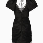 Mini abito Singrid CD3605 BLACK FOR LOVE & LEMONS 