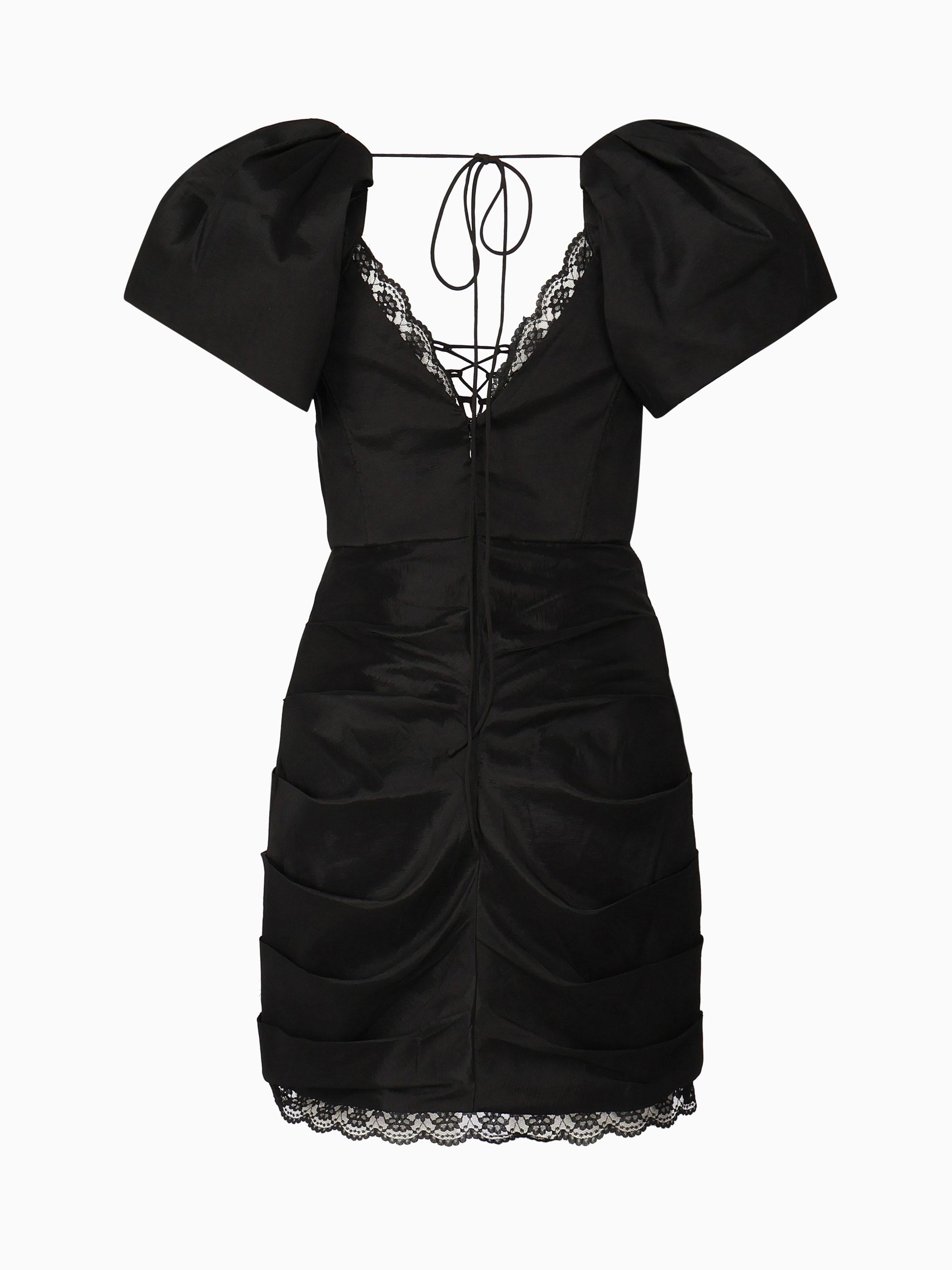 Mini abito Singrid CD3605 BLACK FOR LOVE & LEMONS 