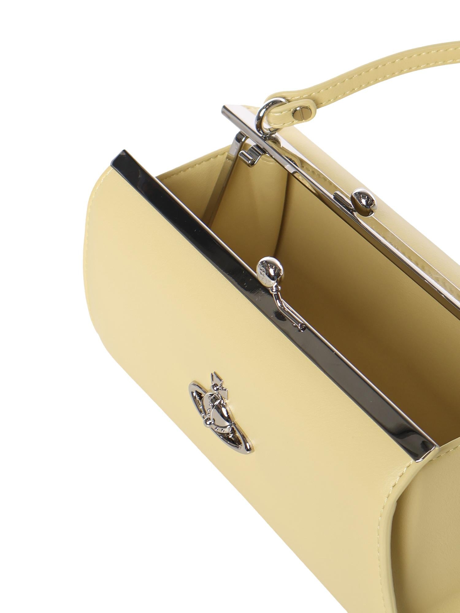 Borsa Doll XL Frame Purse con logo 4B01000QW S0026E402 VIVIENNE WESTWOOD 