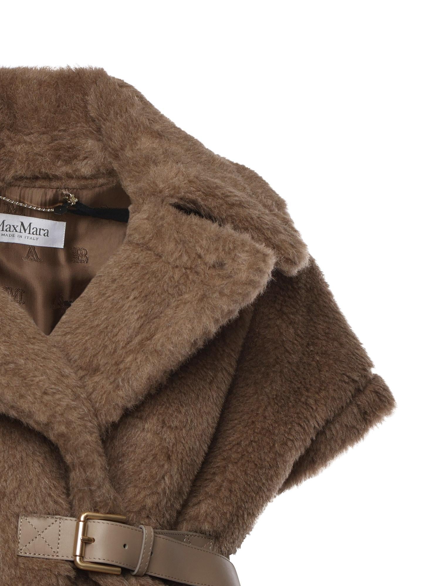 Cappa in Teddy di alpaca e cashmere 2524736162600 005 MAX MARA 