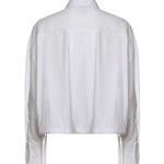 Camicia cropped in cotone 106249 A32LZ04 PINKO 