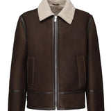 Giubbino con colletto shearling UJ971 PL0639UXXX737 DONDUP 