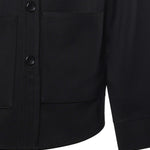 Camicia Tobhias in lana TOBHIAS NERO GIULIANO GALIANO 