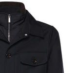 Overshirt Dulac-Pum MOUGI101278 TEPA184DARK BLU MooRER 