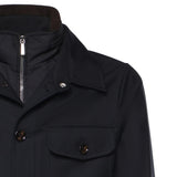 Overshirt Dulac-Pum MOUGI101278 TEPA184DARK BLU MooRER 