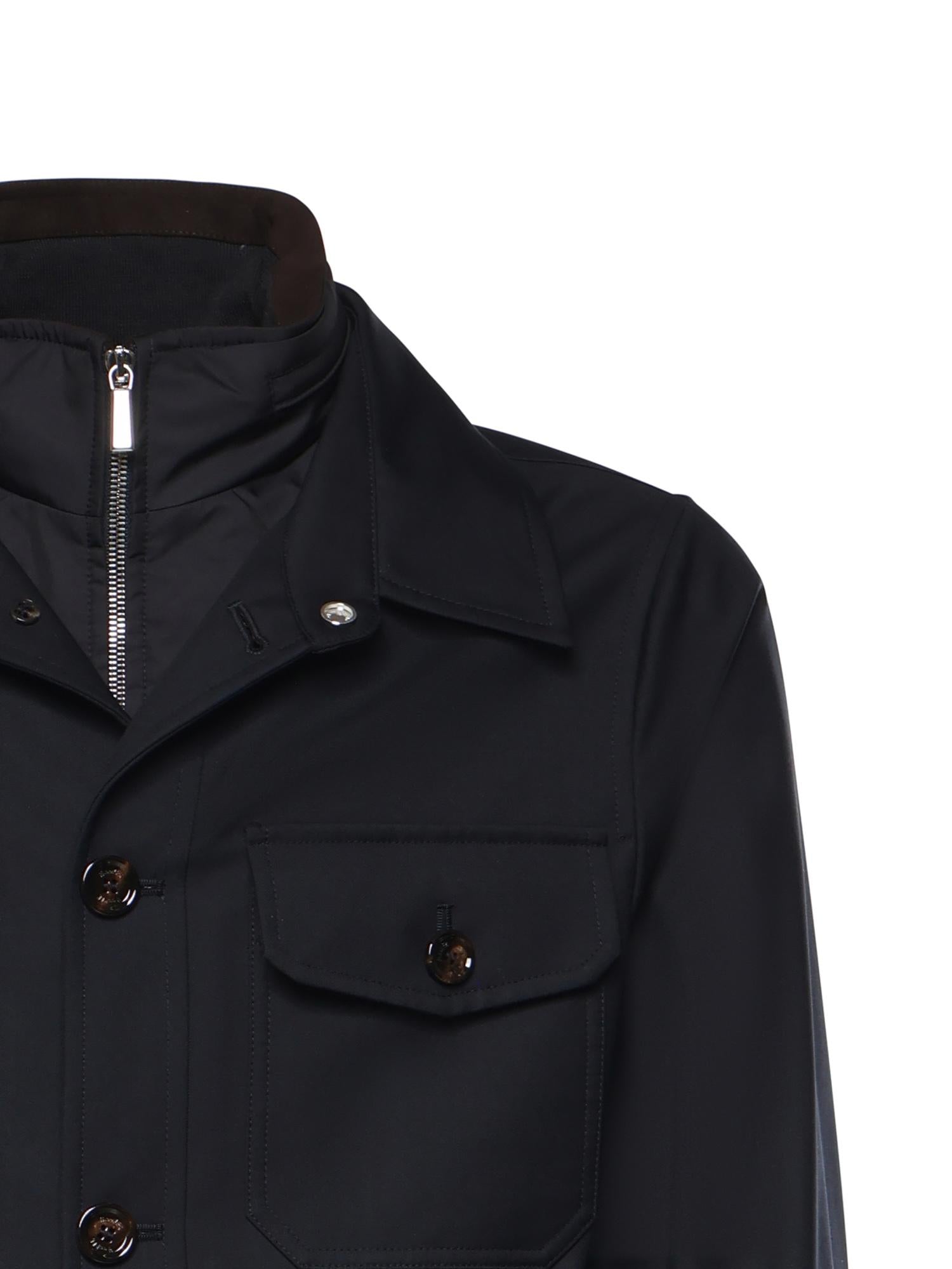 Overshirt Dulac-Pum MOUGI101278 TEPA184DARK BLU MooRER 