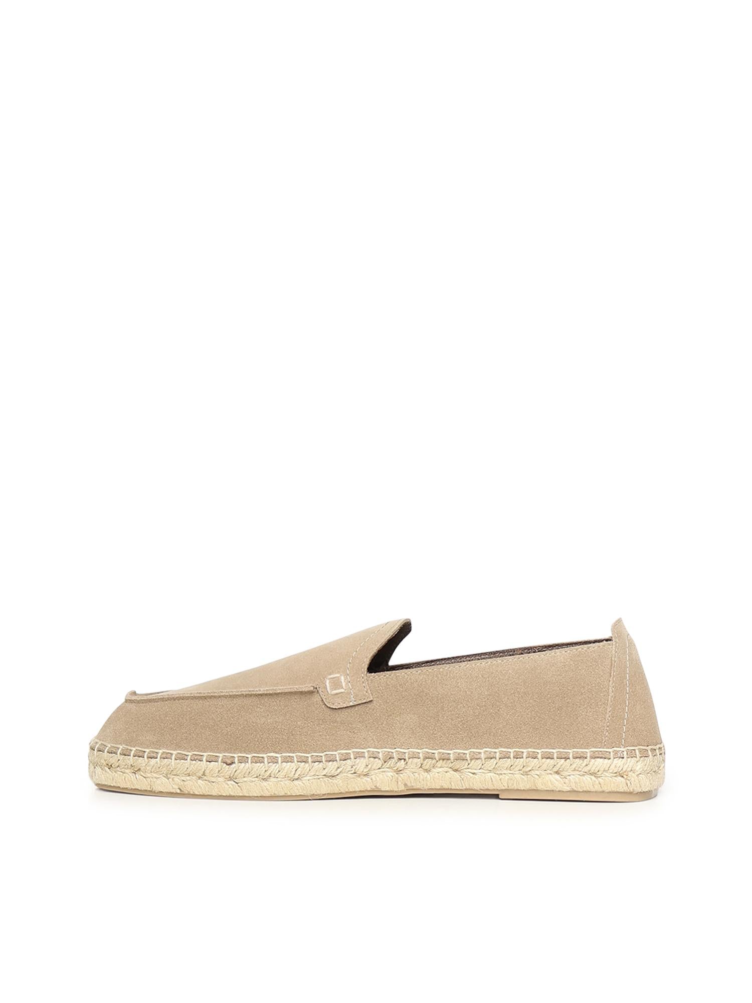 Espadrillas in pelle scamosciata velour EM005854 AF23967U6092 EMPORIO ARMANI 