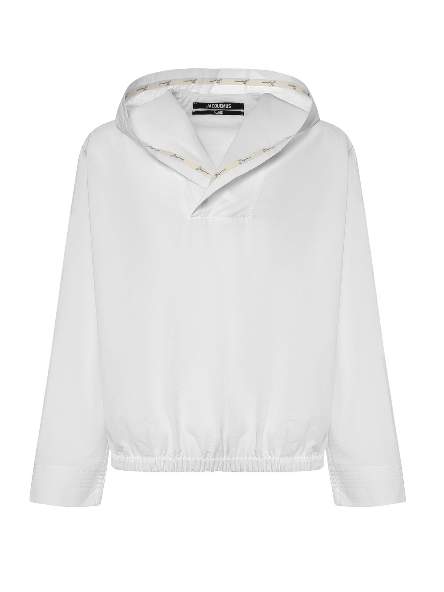 Top Marin con cappuccio in cotone TOM00554AW00777 100 JACQUEMUS 