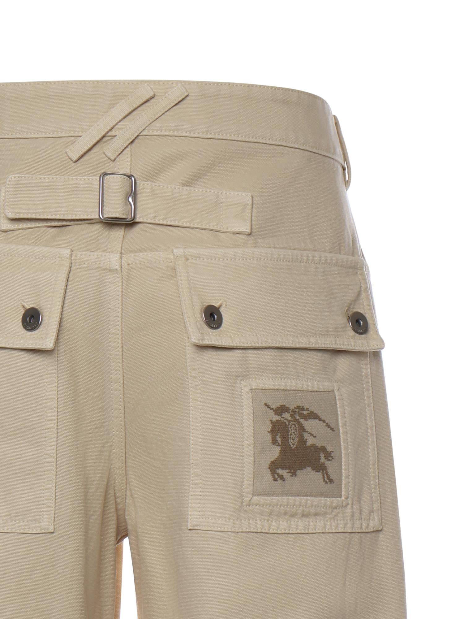 Pantaloni in tela di cotone 8117389 C1409 BURBERRY 