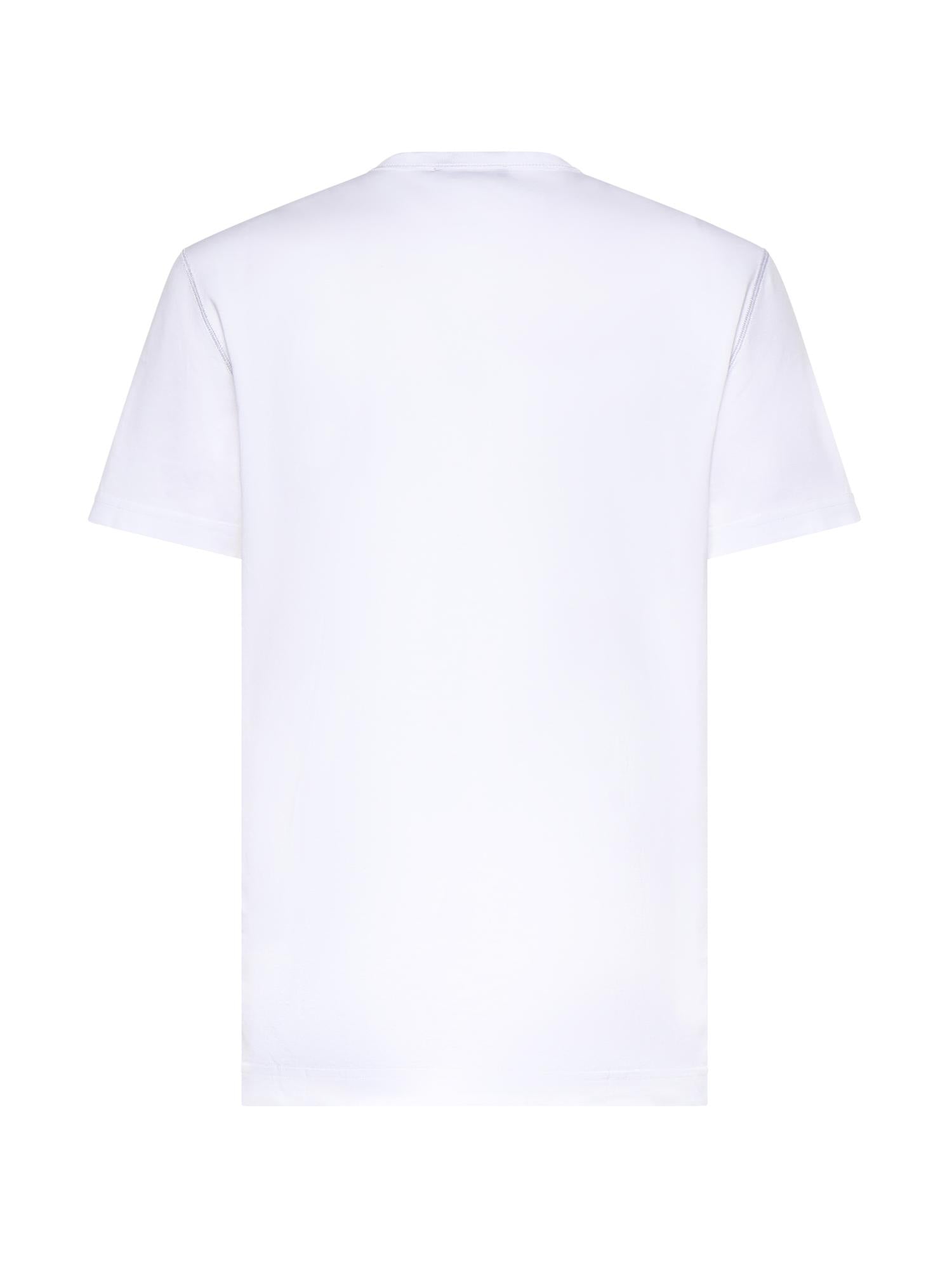 T-shirt in jersey di cotone con logo G8PT1T G7P1BW0800 DOLCE & GABBANA 