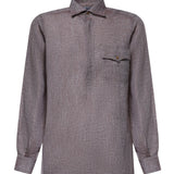 Camicia Rits in lino RITS KAKI GALIANO 