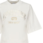 T-shirt crop con logo 104604 A2CSZ05 PINKO 