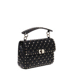 Borsa Media Rockstud Spike in nappa 6W2B0122 NAP0NO VALENTINO GARAVANI 