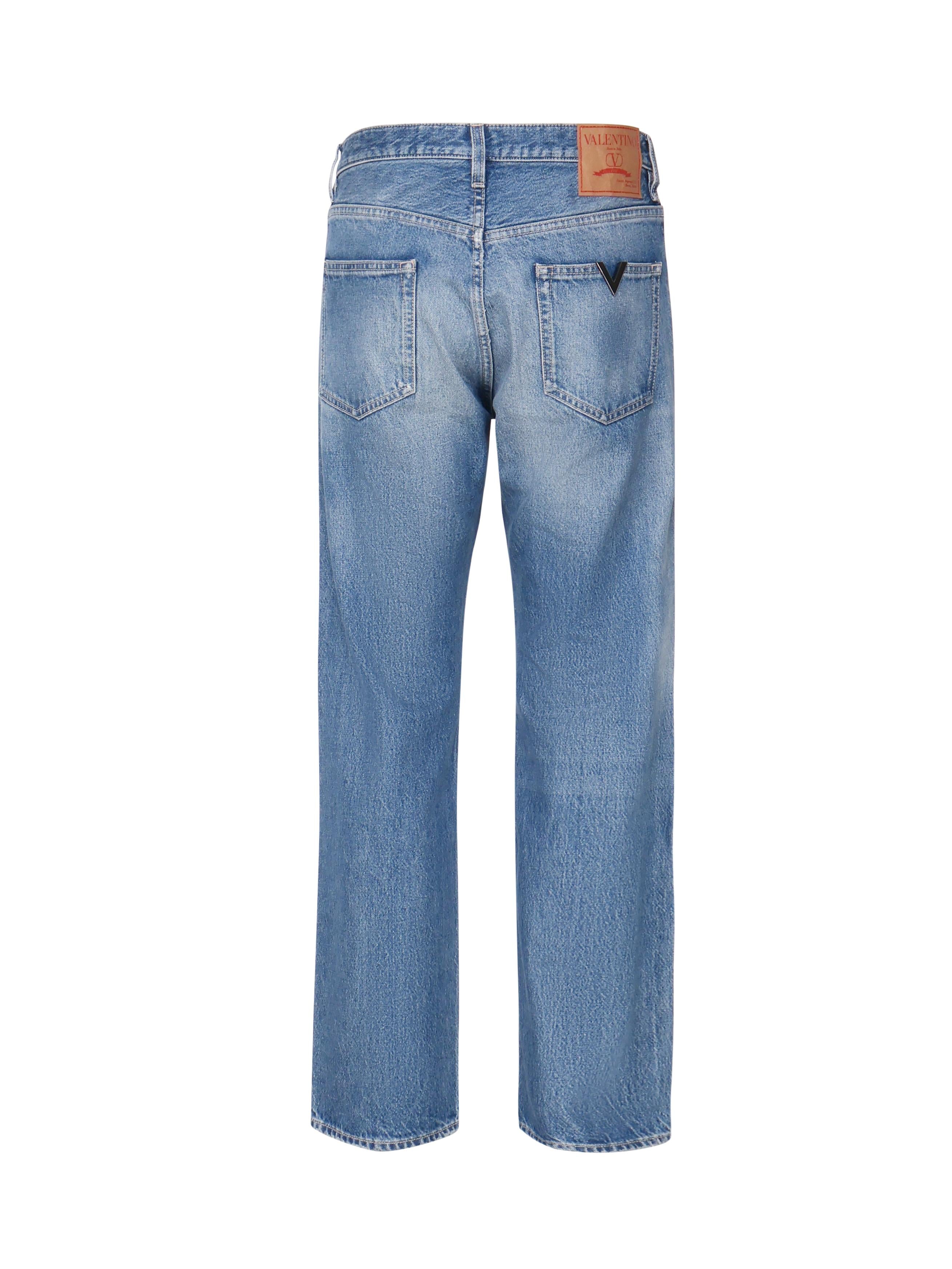 Jeans in denim di cotone 5V3DE03R AA6558 VALENTINO GARAVANI 