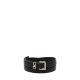 Cintura fissa con doppio Gancini 230346 780415001 FERRAGAMO 