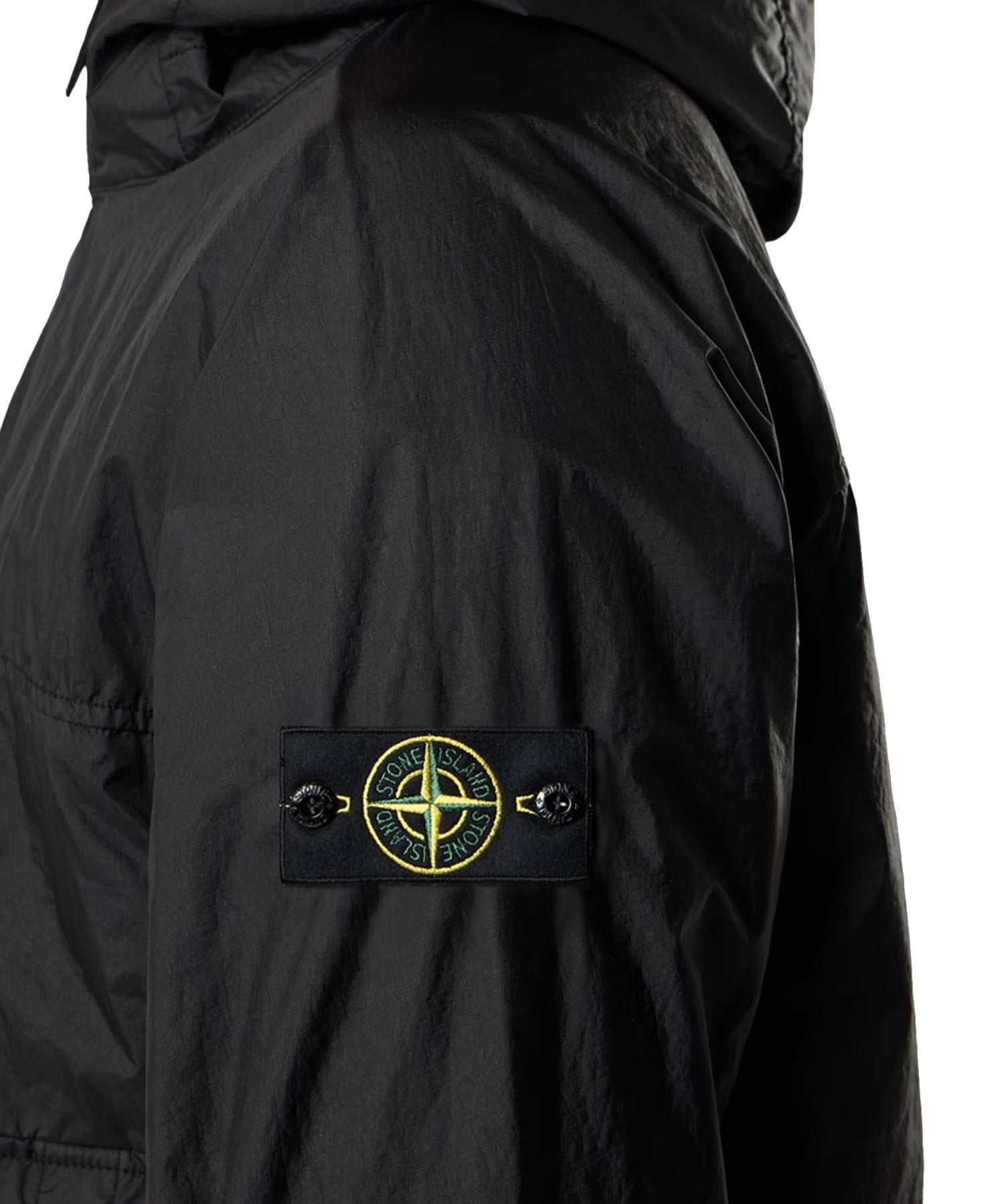 Giacca con cappuccio in nylon con logo L1S154100004 S0A21V0029 STONE ISLAND 