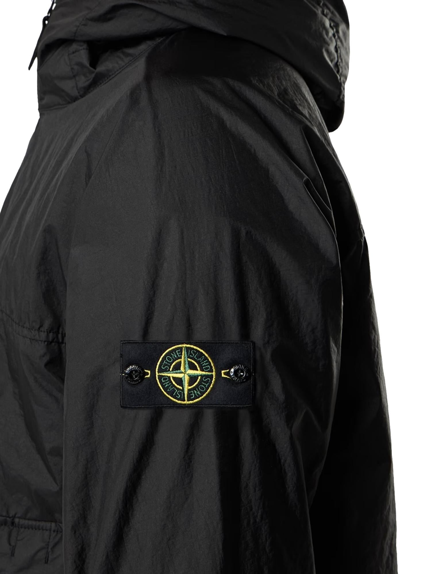 Giacca con cappuccio in nylon con logo L1S154100004 S0A21V0029 STONE ISLAND 