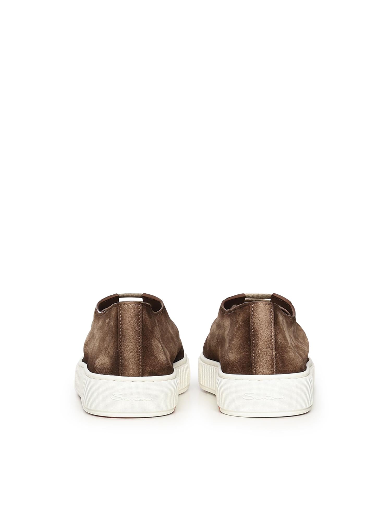 Sneaker in suede MBCD21571BART AOLM21 SANTONI 