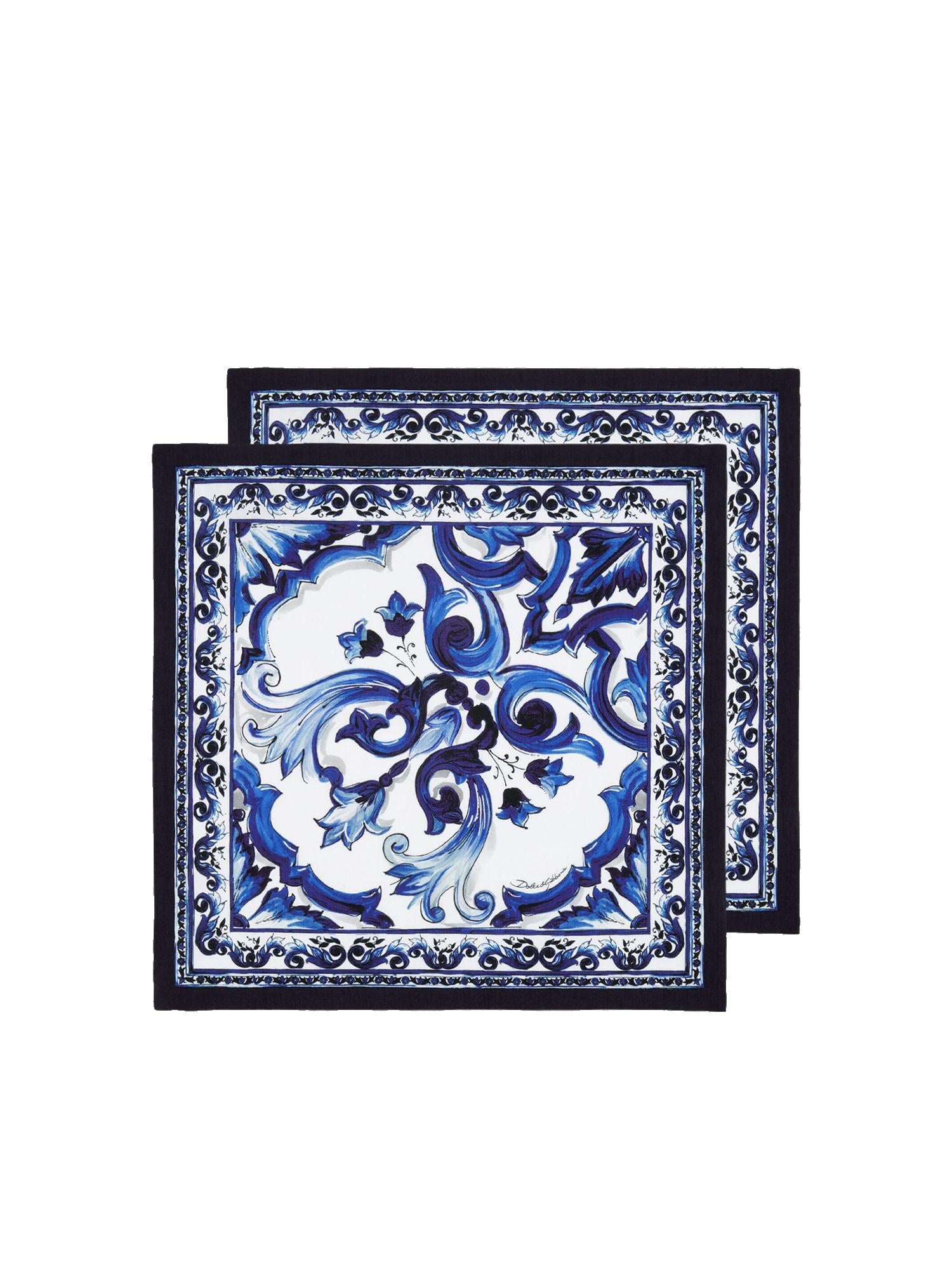 Set 2 tovaglioli in lino TCGS05 TCADNUB011 DOLCE & GABBANA HOME 
