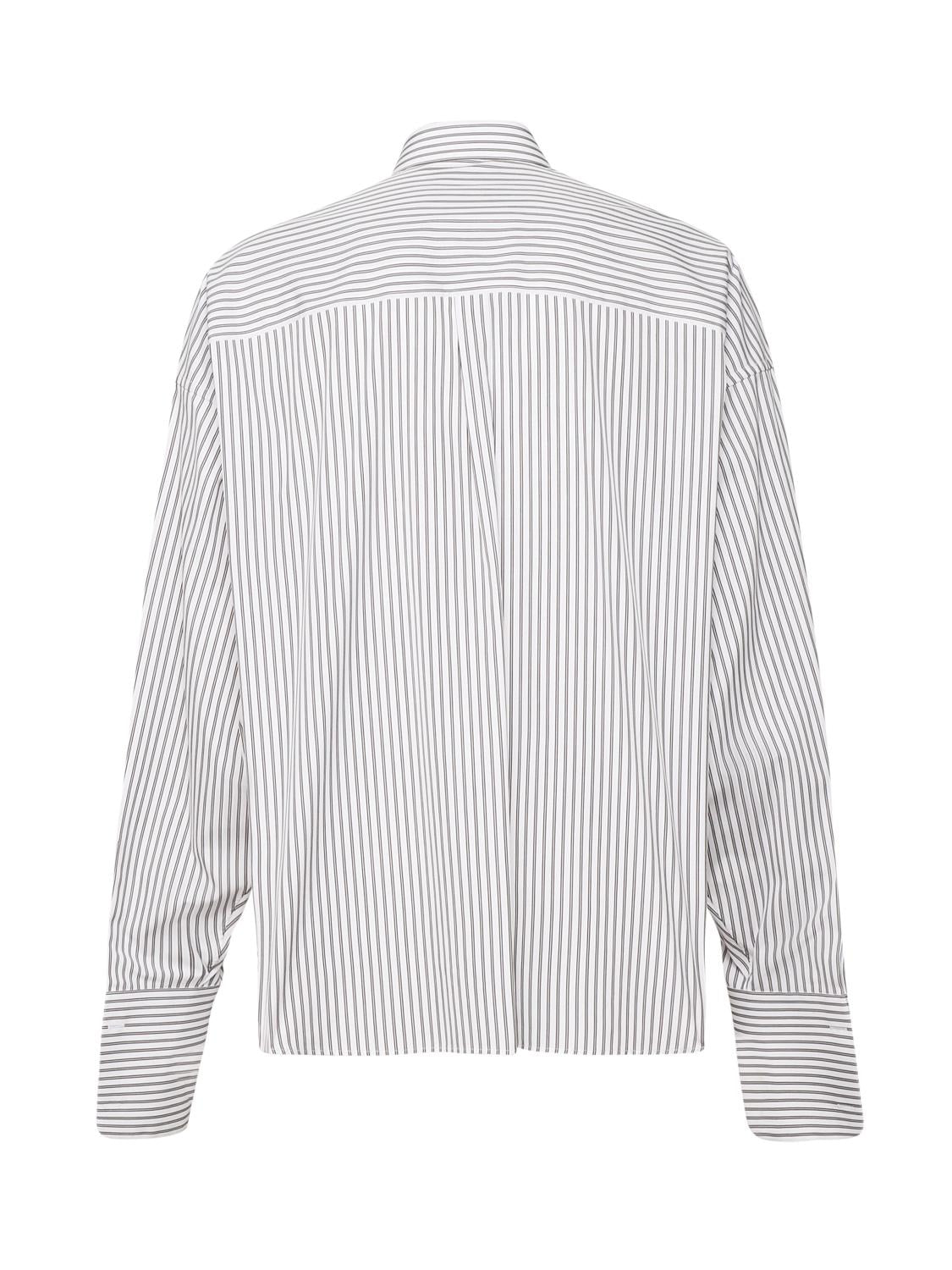 Camicia oxford con stampa rigata G5LU6T FR5ZPS8051 DOLCE & GABBANA 