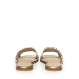 Slipper in pelle con logo SD0463 P049Z22 PINKO 