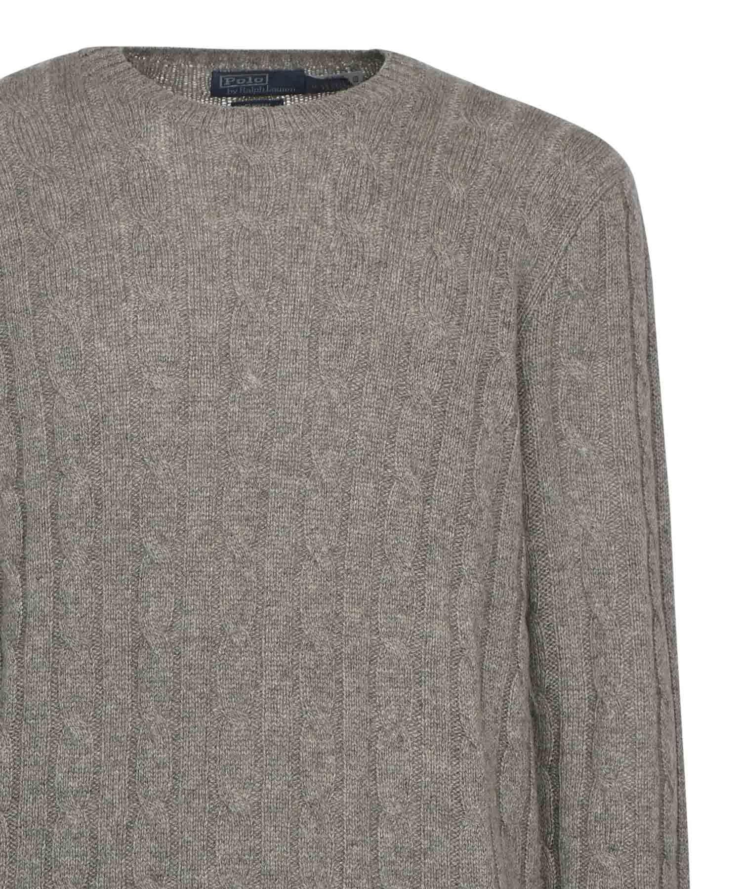 Maglia in cashmere a trecce 710876728 009 POLO RALPH LAUREN 