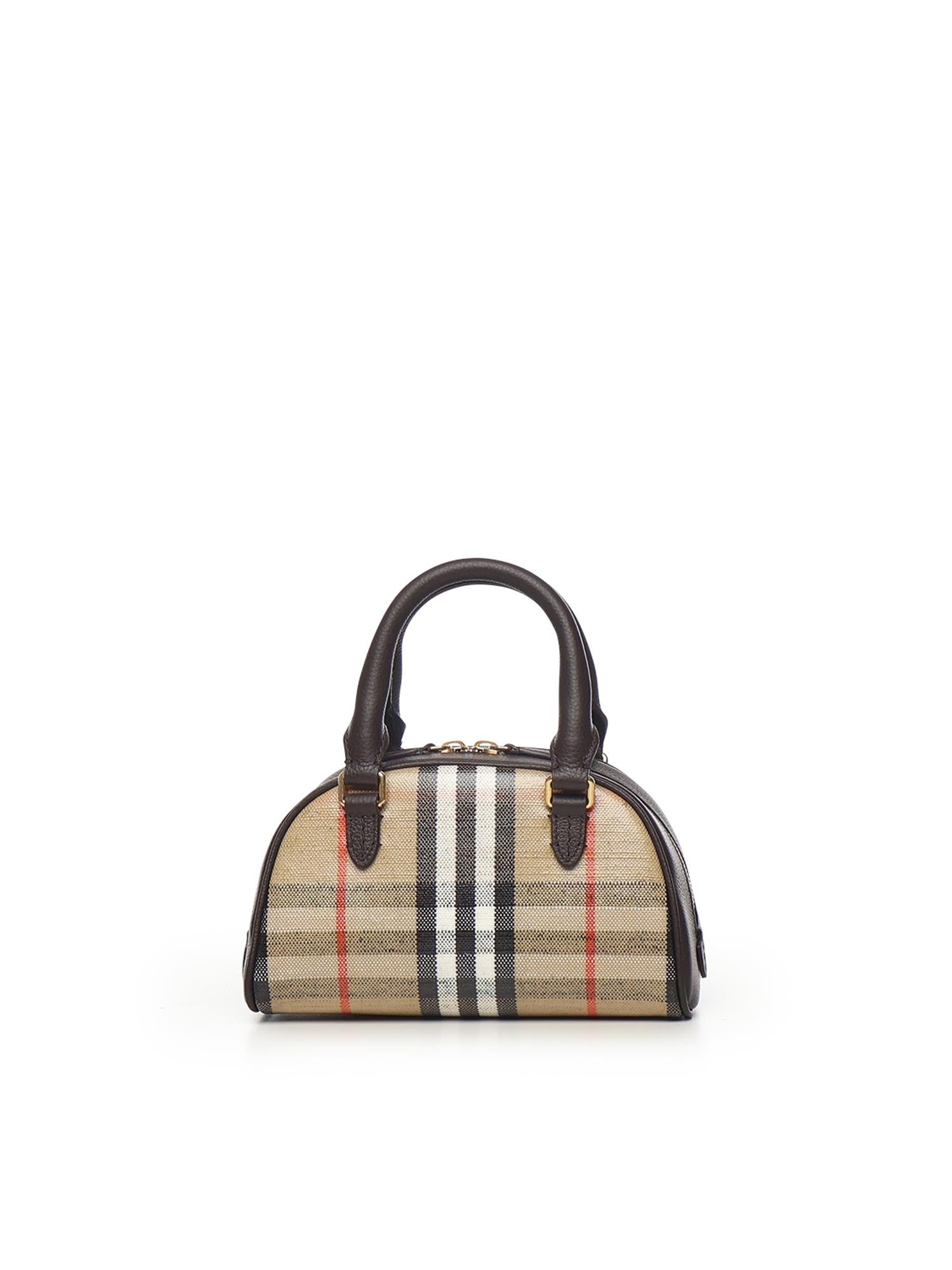 Borsa bowling "Mini Highlands" 8115281 B9368 BURBERRY 