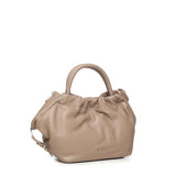 Borsa in pelle con logo<BR/> BIBP9E702 TAUPE BIASIA 