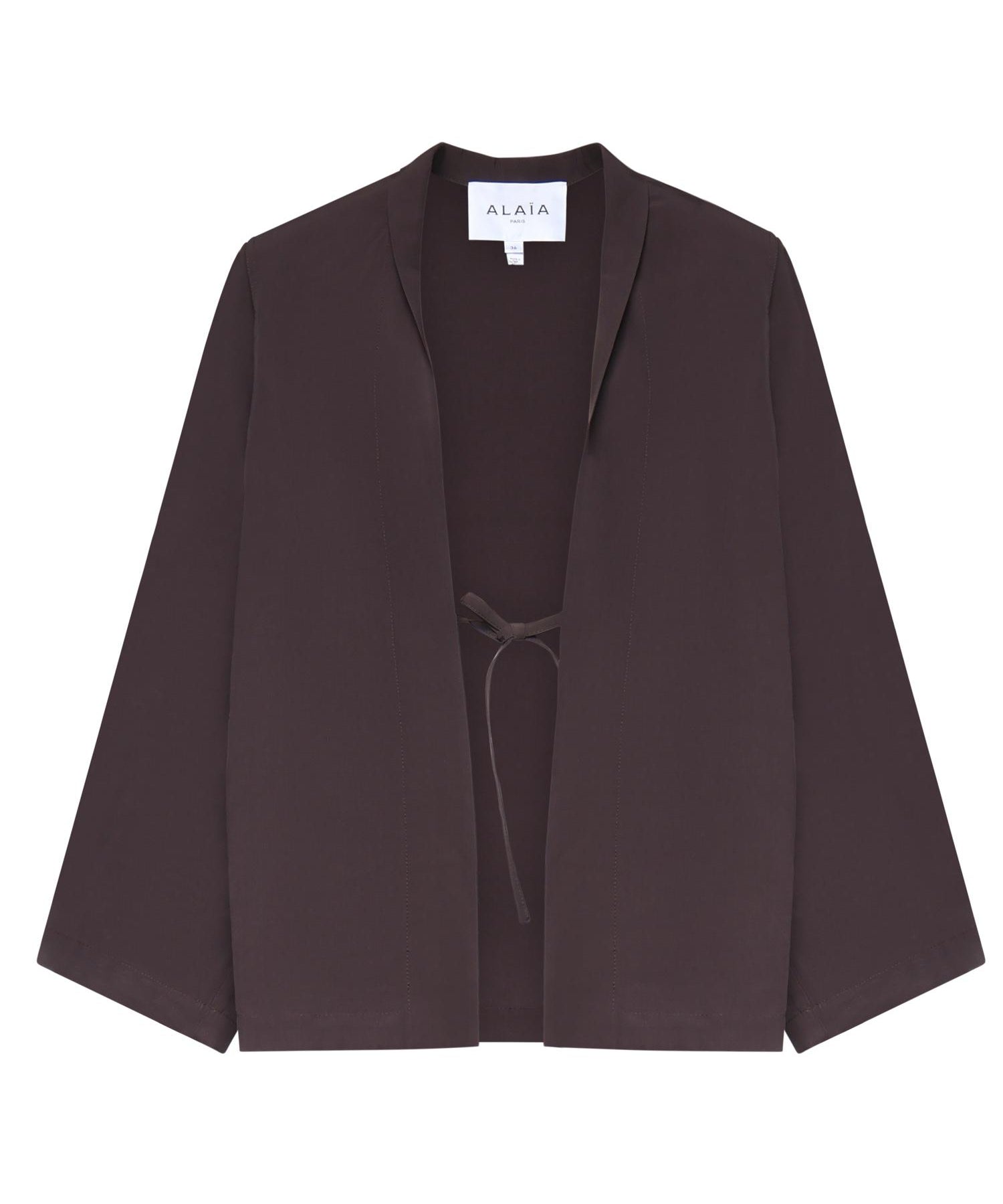Giacca in popeline AA9V1285W144C 413 ALAIA 