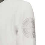 Felpa girocollo con ricamo Compass<BR/> K1S156100026 S0122V0061 STONE ISLAND 