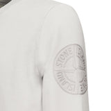 Felpa girocollo con ricamo Compass<BR/> K1S156100026 S0122V0061 STONE ISLAND 